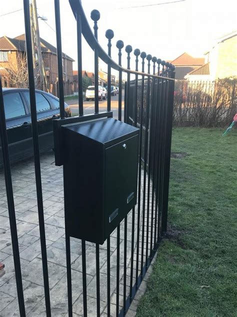 post box for fence